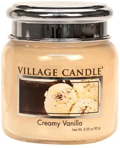 Village Candle Creamy Vanilla 92 g - 1 Docht